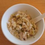 離乳食 まぐろとキャベツのオートミール粥など